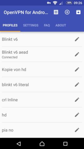 OpenVPN for Android для Android — скриншот 2