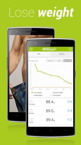Дневник веса для Android