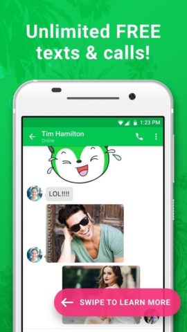 Nextplus: Phone # Text + Call для Android — скриншот 1