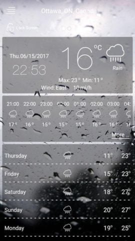 Прогноз погоды для Android