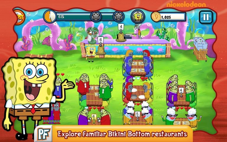 SpongeBob Diner Dash pro Android