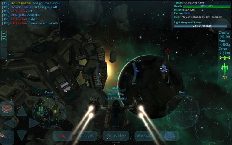 Vendetta Online (3D Space MMO) for Android