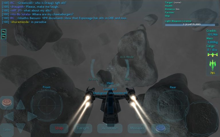 Vendetta Online (3D Space MMO) untuk Android