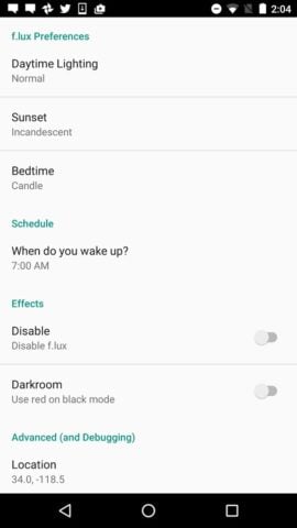 f.lux for Android