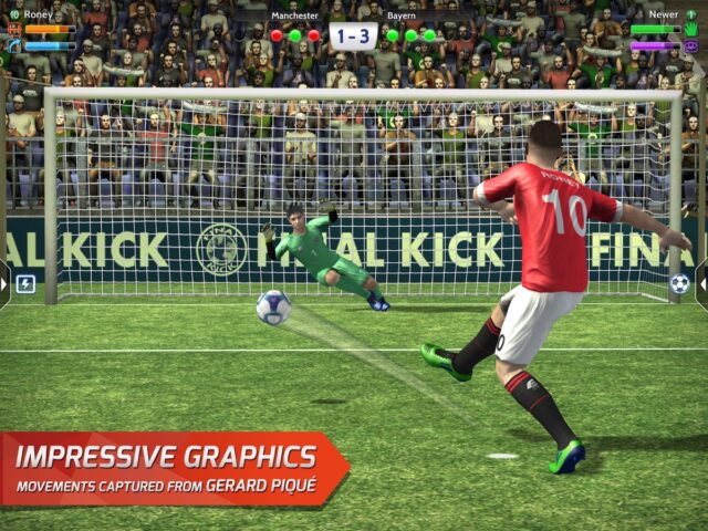 Final Kick: Online football لنظام iOS