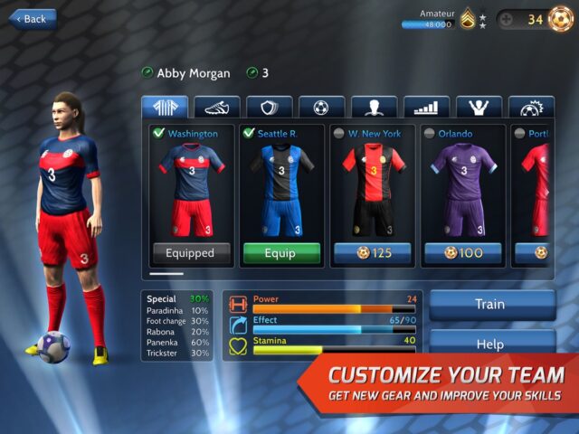 Final Kick: Online football لنظام iOS