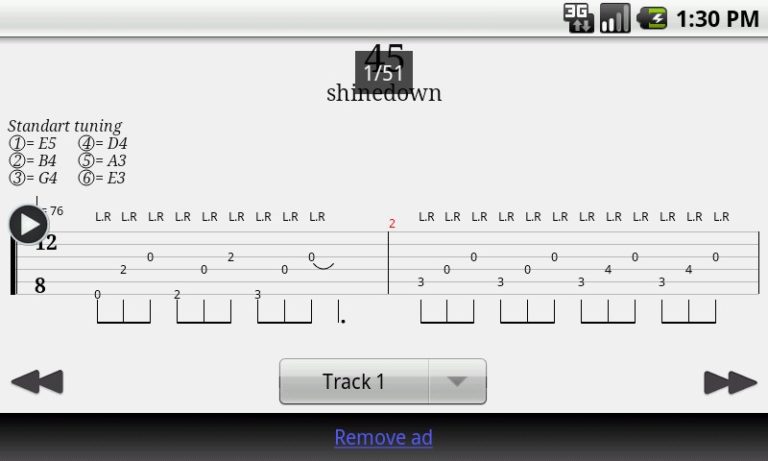 Guitar Tab screenshot 1
