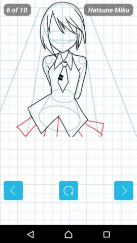 Как рисовать аниме манга screenshot 5