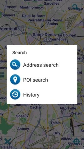 Map of Paris offline for Android