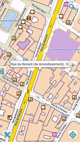 Карта Парижа офлайн для Android — скриншот 4