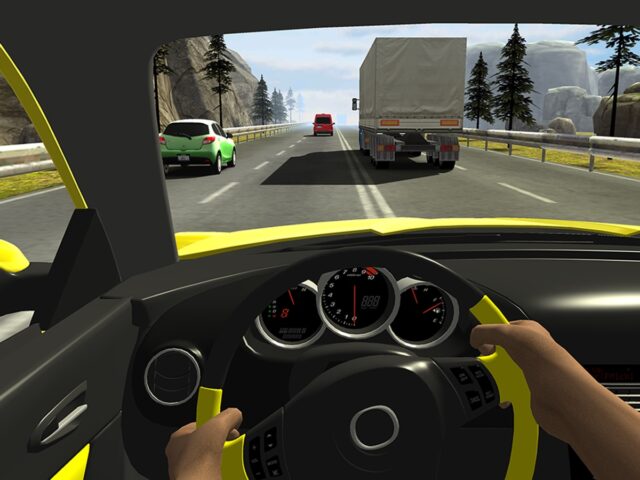 Racing in Car pour iOS