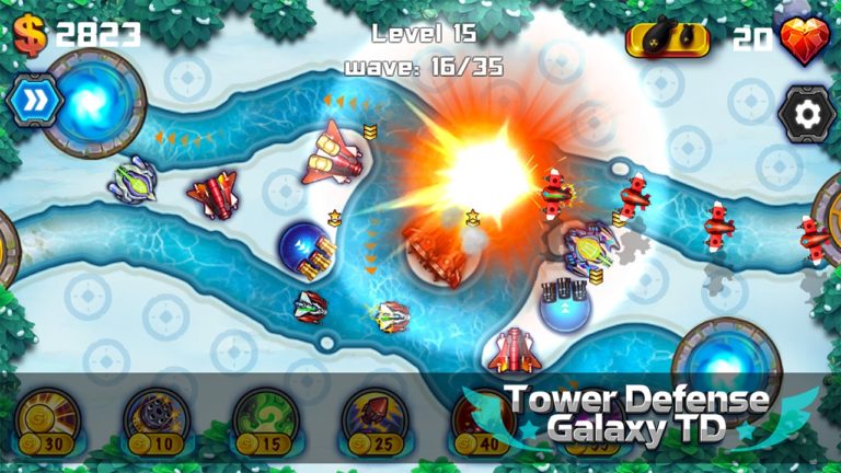 Android için Tower Defense: Galaxy TD