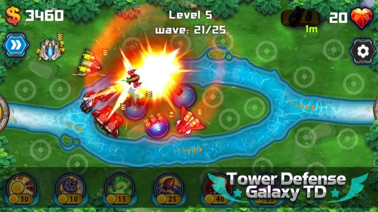 Tower Defense: Galaxy TD для Android