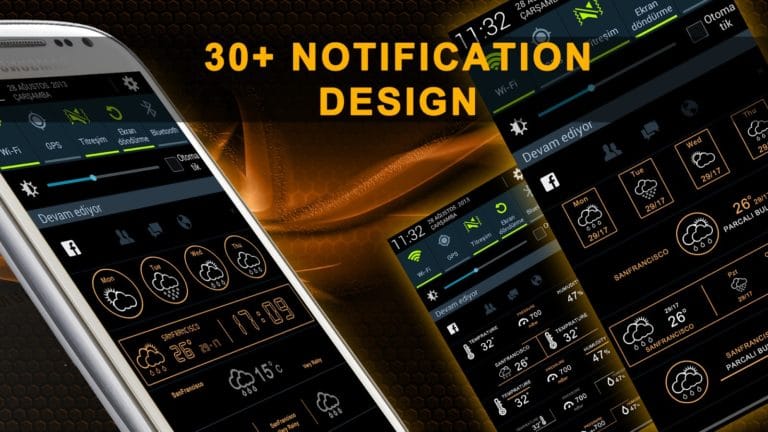 Weather Clock для Android — скриншот 3