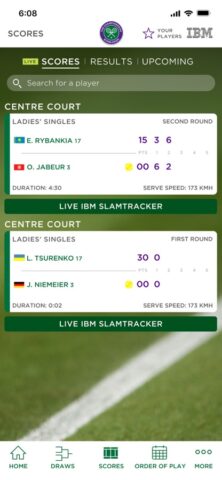 Wimbledon 2024 cho iOS