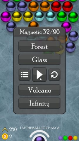 iOS 用 Magnetic balls puzzle game