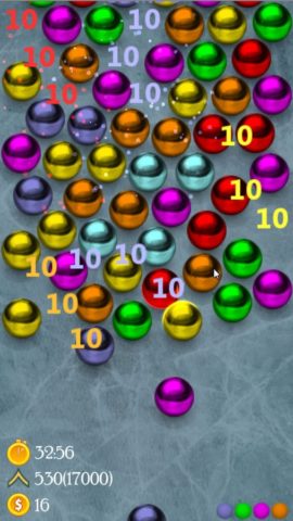 iOS 用 Magnetic balls puzzle game