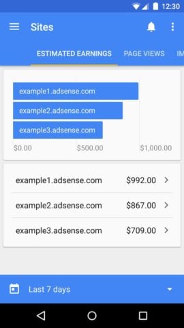 Google AdSense สำหรับ Android