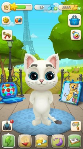 القط المتكلم – ألعاب القط لنظام Android