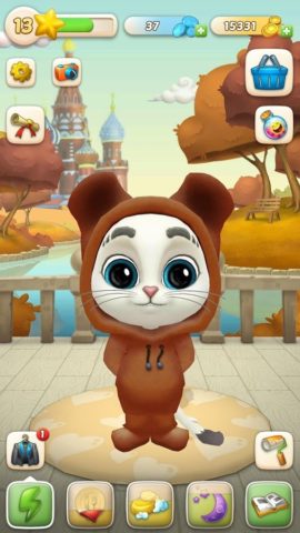 القط المتكلم – ألعاب القط لنظام Android