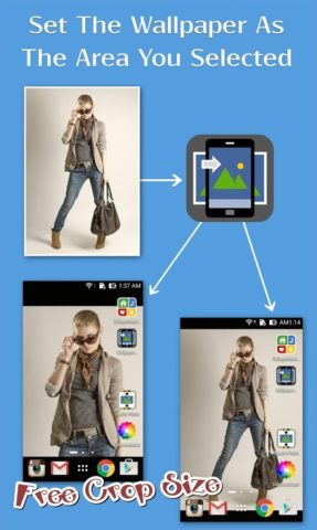 Настройка обоев для Android — скриншот 1