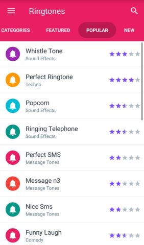 Популярные Рингтоны для Android