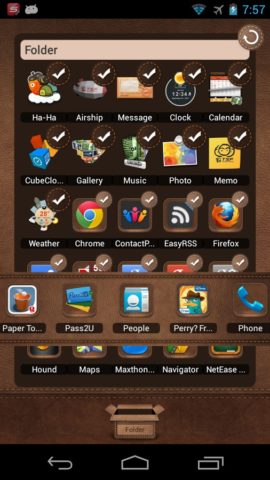TSF Launcher لنظام Android