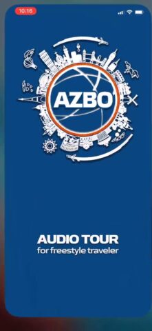 Audio tour Azbo – travel guide per iOS
