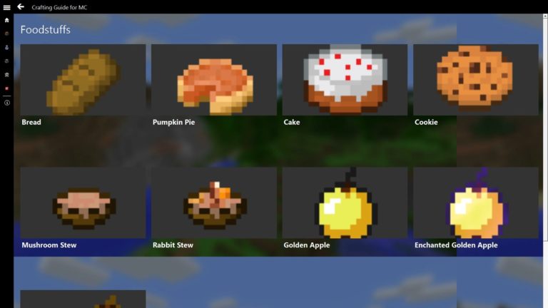 Crafting Guide for Windows