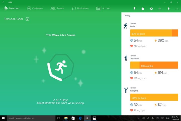 Fitbit for Windows