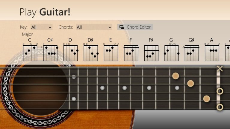 Play Guitar! لنظام Windows
