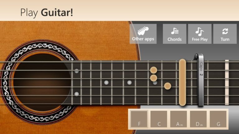Play Guitar! لنظام Windows