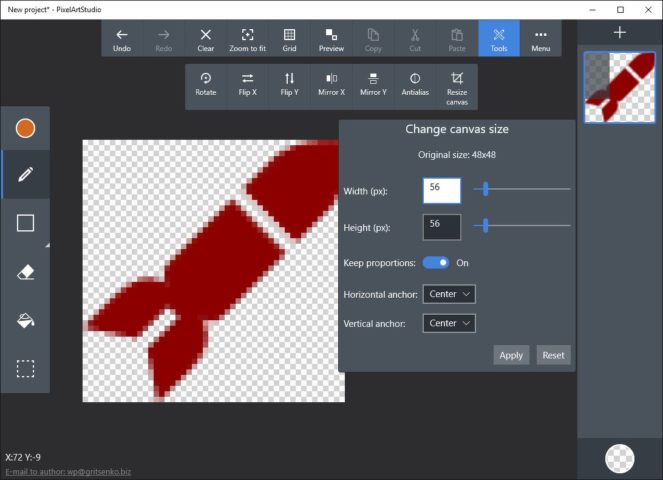 Pixel Art Studio สำหรับ Windows