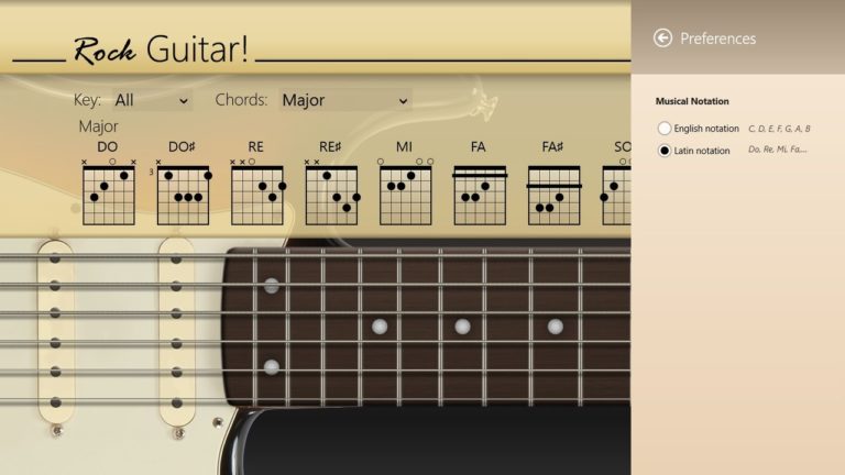 Windows 版 Rock Guitar!