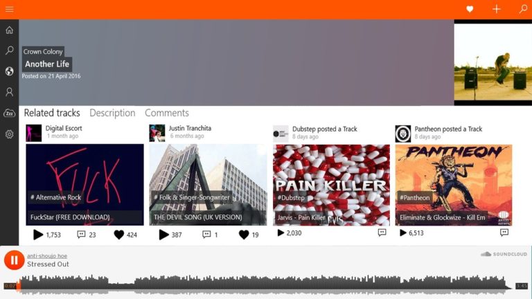 SoundCloud за Windows
