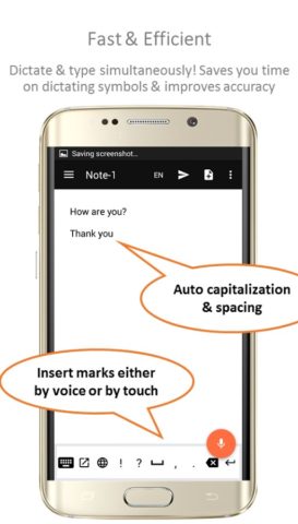 Android용 Speechnotes – 음성을 텍스트로