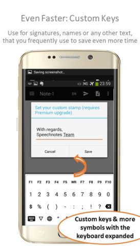 Speechnotes – Sprache zu Text für Android