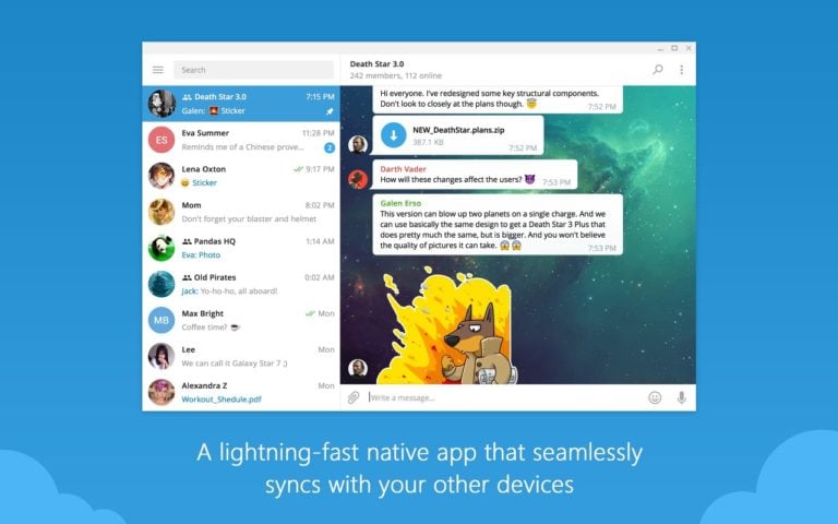 Telegram для Windows