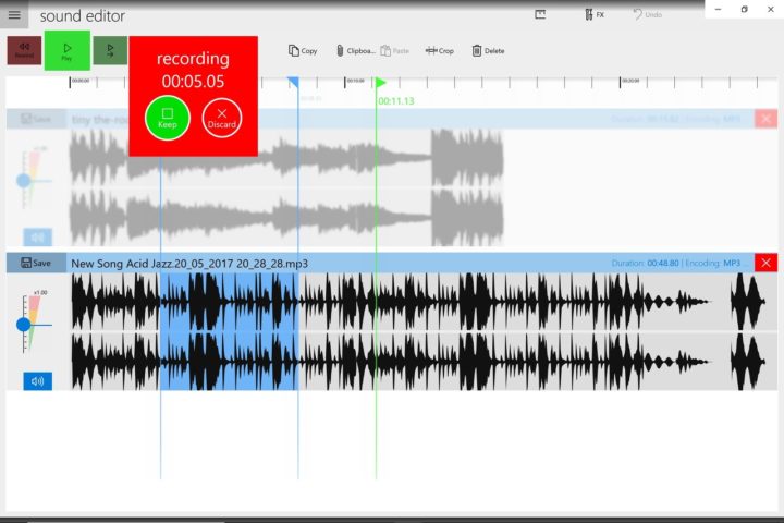Sound Editor für Windows