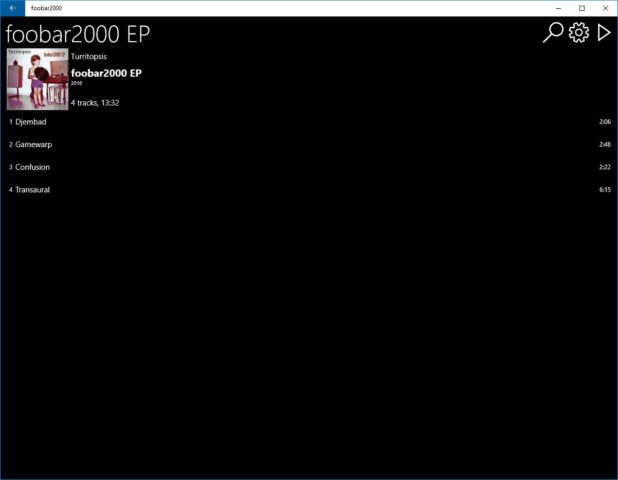 Windows 版 foobar2000