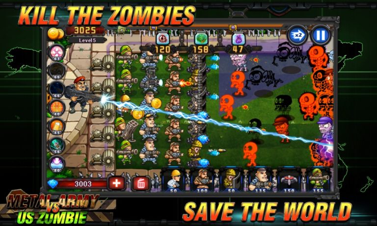 Army vs Zombies :Tower Defense для Android — скриншот 3
