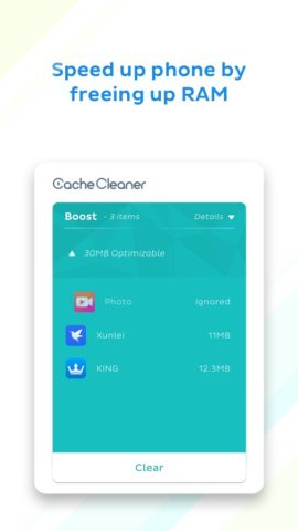 Android için Cache Cleaner