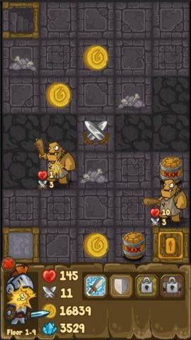 Dungeon Loot — dungeon crawler для Android — скриншот 1