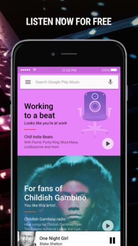 Google Play Music for iOS