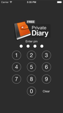 Личный дневник для iOS