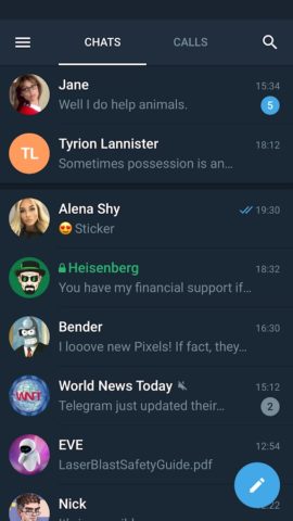 Telegram X untuk Android