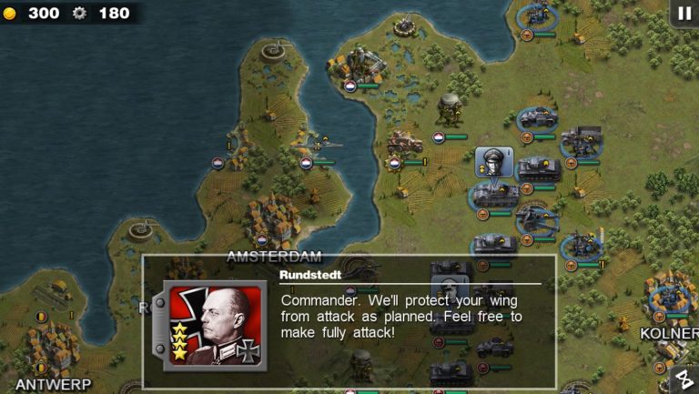 Glory of Generals per Android