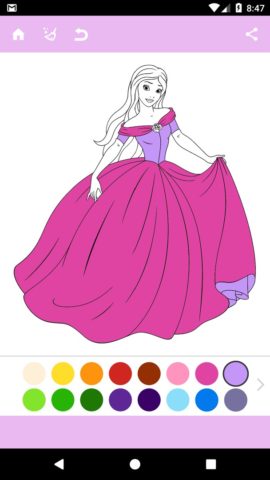 Раскраски Принцессы для Android