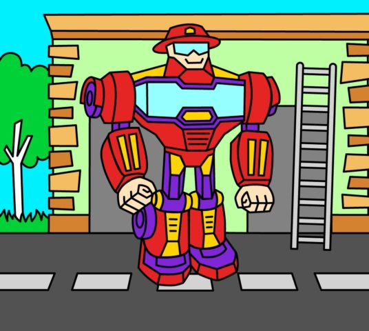 Раскраски : роботы для Android — скриншот 4