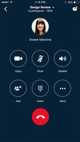 Skype Entreprise pour iOS